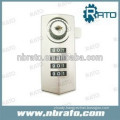 zinc alloy combination digital code lock for gym with master key